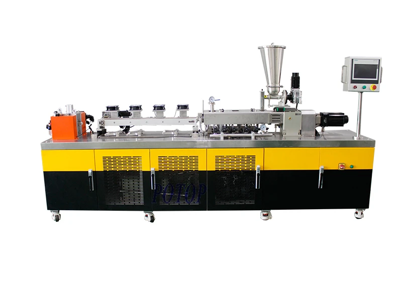 Integrated design twin screw extrusion line Integrated design twin screw extrusion line